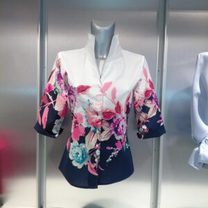 W075 bluza z visokim ovratnikom