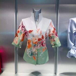 W075 bluza z visokim ovratnikom