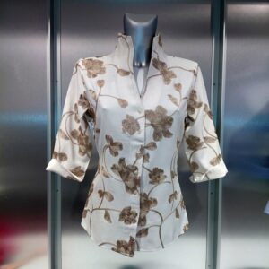 W075 Rayon bluza z visokim ovratnikom