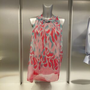 W828 podložen svilen top