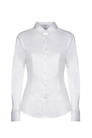 Alternative view of 003 bela klasična bluza