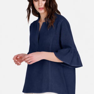 9284 daljša lanena bluza