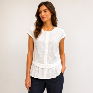 W820 Embrosy bela bluza