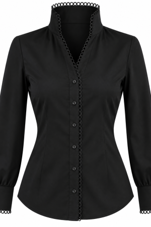 W504 bluza z obrobo - slika 3