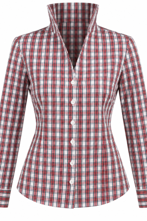 Alternative view of W041 karirasta bluza
