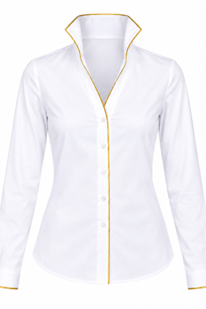 W504 bluza z zlatim robom - slika 3