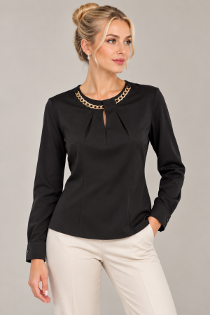 W906 bluza s snemljivo verižico
