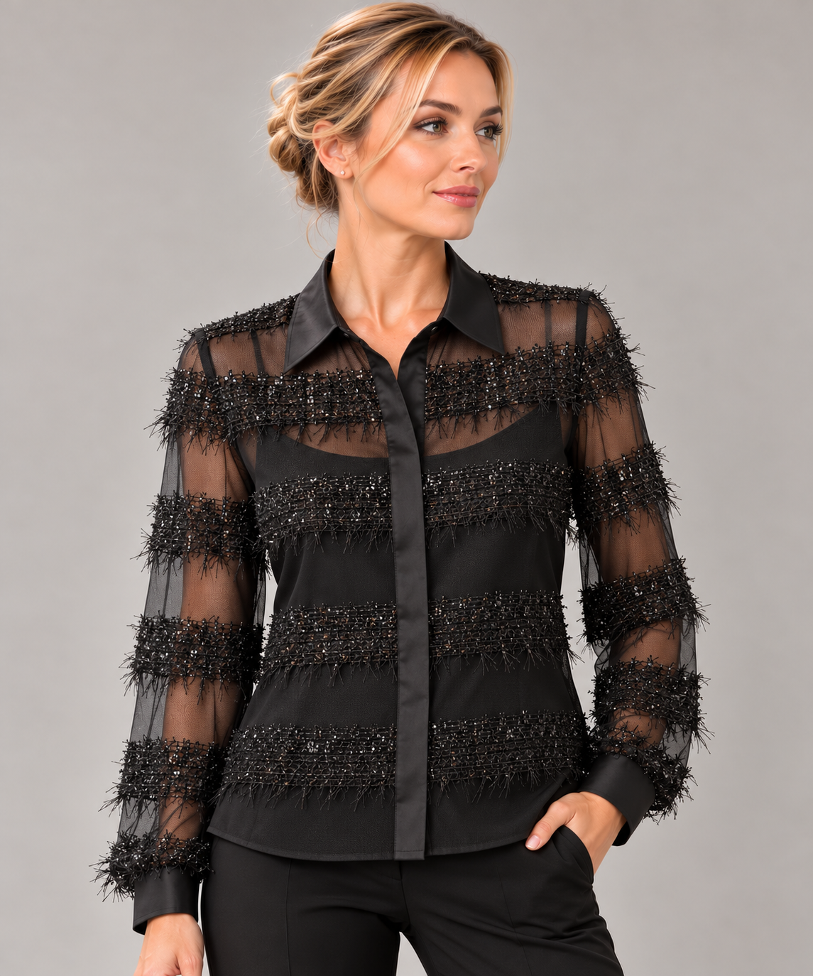 W006 elegantna bluza