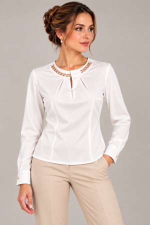 W906 bluza s snemljivo verižico